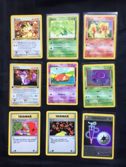 Pokemon Cards: 1st Edition Team Rocket 18 Card Non-Holo Lot - Image 3