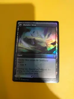 Malakir Rebirth / Malikir Mire Land MTG Card. ZNR 110/280 FOIL - Image 2