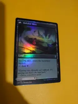 Malakir Rebirth / Malikir Mire Land MTG Card. ZNR 110/280 FOIL - Image 3