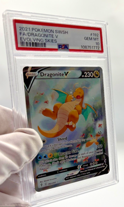 Pokemon Cards - PSA 10 Dragonite V 192/203 - Evolving Skies - GEM MT - Image 3