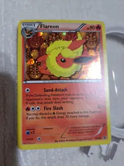 Flareon BW88 HOLO Black Star Promo Sylveon Collection Pokemon Card - Image 1