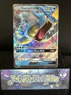 Pokemon Card Gyarados GX SM212 Black Star Promo Half Art Near Mint - Image 1