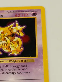 Shadowless Kadabra Pokemon Card 1999 Base Set WOTC 32/102 - Image 5