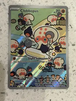 Pokemon TCG Clobbopus 207/191 Surging Sparks Illustration Rare Holo Card - Image 1