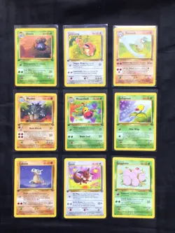 Pokemon Cards: 1st Edition Jungle 21 Card Non-Holo Lot - Image 1