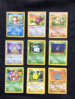 Pokemon Cards: 1st Edition Jungle 21 Card Non-Holo Lot - Image 3