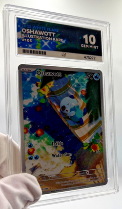 Pokemon Cards - ACE 10 Oshawott 105/086 - White Flare IR - PSA BGS CGC - Image 3