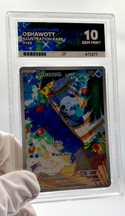 Pokemon Cards - ACE 10 Oshawott 105/086 - White Flare IR - PSA BGS CGC - Image 4