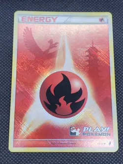 Fire Energy 89/95 Crosshatch Holo, Call Of Legends Play! Promo, Pokemon Card, NM - Image 2