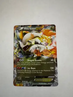 White Kyurem EX 101/113 Legendary Treasures Ultra Rare Holo Pokemon Card - Image 1