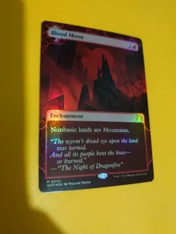 Blood Moon WOT FOIL Enchantment M0040 MTG Card. - Image 3
