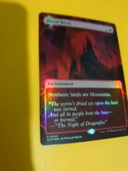 Blood Moon WOT FOIL Enchantment M0040 MTG Card. - Image 4