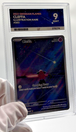 Pokemon Cards - ACE 9 Cleffa 202/197 - Obsidian Flames IR - PSA BGS - Image 4
