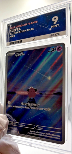 Pokemon Cards - ACE 9 Cleffa 202/197 - Obsidian Flames IR - PSA BGS - Image 5