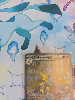Pokemon TCG Alakazam EX 151 Holo Card Scarlet & Violet 201/165 - Image 2