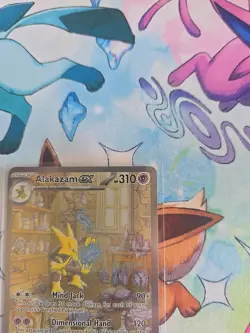 Pokemon TCG Alakazam EX 151 Holo Card Scarlet & Violet 201/165 - Image 3
