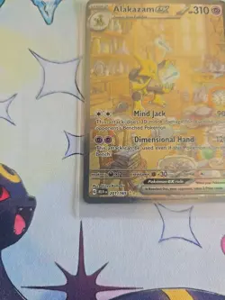 Pokemon TCG Alakazam EX 151 Holo Card Scarlet & Violet 201/165 - Image 4