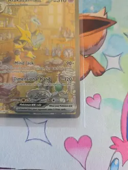 Pokemon TCG Alakazam EX 151 Holo Card Scarlet & Violet 201/165 - Image 5