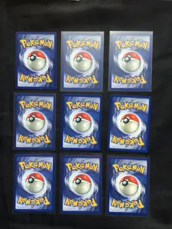 Pokemon Cards: Shadowless Base Set 43 Card Non-Holo Lot - Image 2