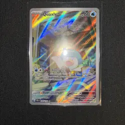Quaxly Pokemon Card - Paldea Evolved Illustration Rare #206/193 - Image 1