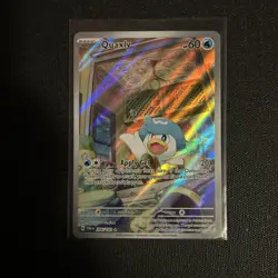 Quaxly Pokemon Card - Paldea Evolved Illustration Rare #206/193 - Image 2
