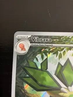 Pokemon TCG Vibrava 206/191 Sv08: Surging Sparks Illustration Rare Card - Image 4