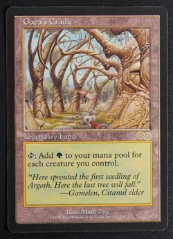Gaea's Cradle Magic Card Urza's Saga MTG Reserved List - Image 1