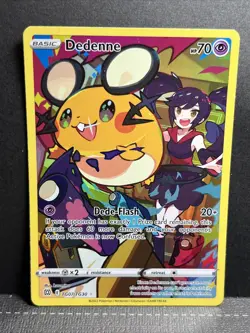 Dedenne TG07/TG30 Brilliant Stars Trainer Gallery Ultra Rare Pokemon Card - Image 1