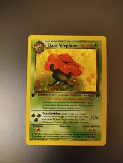 Pokemon Cards: Team Rocket 1st Edition Rare Holo: Dark Vileplume 13/82 - Image 1