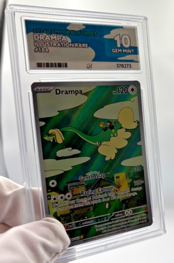 Pokemon Cards - ACE 10 Drampa 184/162 - Temporal Forces IR - PSA BGS CGC - Image 3