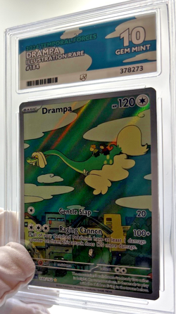 Pokemon Cards - ACE 10 Drampa 184/162 - Temporal Forces IR - PSA BGS CGC - Image 5