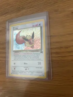 Eevee Black Star Promo 11 Holo Card WOTC Swirl Pokemon Card excellent condition - Image 3