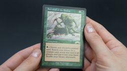 Survival of the Fittest Magic Card Exodus MTG Reserved List - Image 2