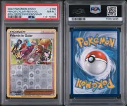 Pokemon TCG Friends In Galar 140/172 PSA 8 Professor Program Stamped Promo Card - Image 3