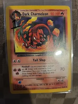Dark Charmeleon Team Rocket Uncommon Moderately Played Pokemon Card No. 32/82 - Image 3