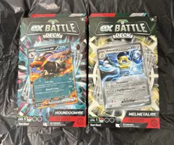 Pokemon Houndoom Ex Battle Deck & Melmetal Ex New Packs 2x60 cards - Image 1