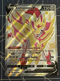 Zamazenta V (Shiny) SWSH293 SWSH: Sword & Shield Promo Cards Holo VLP - Image 1