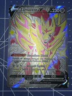 Zamazenta V (Shiny) SWSH293 SWSH: Sword & Shield Promo Cards Holo VLP - Image 2