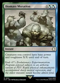 Biomass Mutation - Foil PIP NM MTG - Image 1