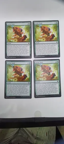 MTG Cache Grab X 4 - Common, NM/M - Image 1