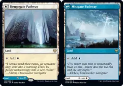 1 x Hengegate Pathway // Mistgate Pathway - Kaldheim - NM-Mint - MTG - Image 1