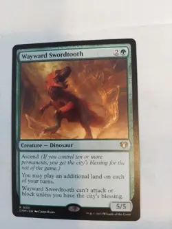 Wayward Swordtooth Commander Masters Regular - Image 1