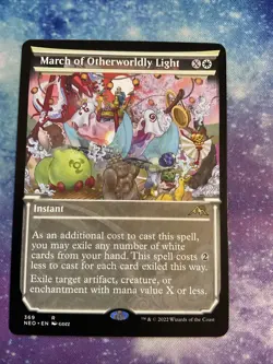 MTG March of Otherworldly Light (369/604) Kamigawa Neon Dynasty NM - Image 1