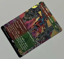 MTG Marvel’s Spider-Man Scarlet Spider Legendary Creature RARE FOIL #0214 - Image 3