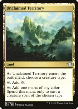 NM Unclaimed Territory, MTG, Ikoria Commander, Magic the Gathering, 320 - Image 1