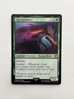 Tifa Lockhart #206 Reg FIN, NM, MTG Magic the Gathering WOW! - Image 1