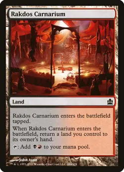 1x Rakdos Carnarium NM Eng MTG - Commander 2011 - Image 1