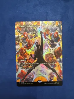 WOTC Marvel Eternal-Legal Thrill of Possibility (Borderless) (MR) (Foil) NM - Image 1