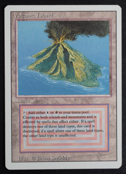 Volcanic Island Magic Card Dual Land Revised MTG Reserved List - Image 3
