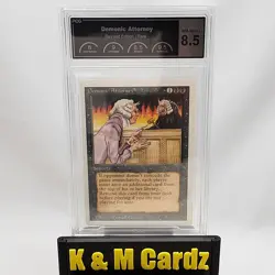 MTG - Revised - Demonic Attorney - Graded - PCG 8.5 - Vintage - Image 1